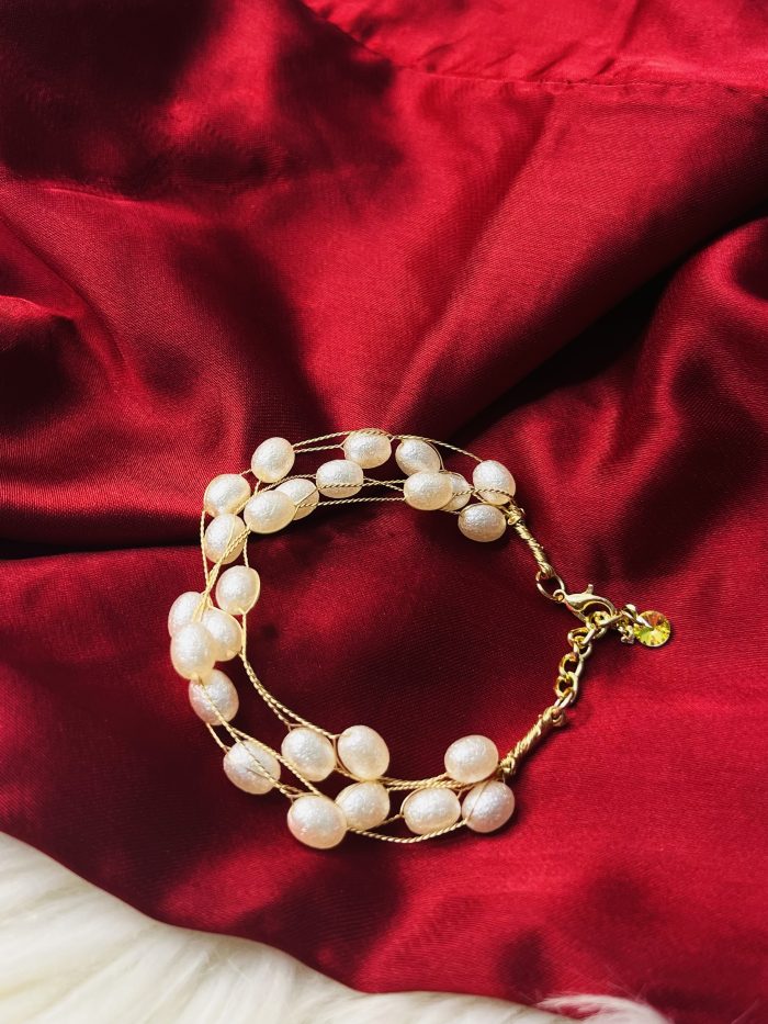 Multi Layered Pearl bracelet - Image 2
