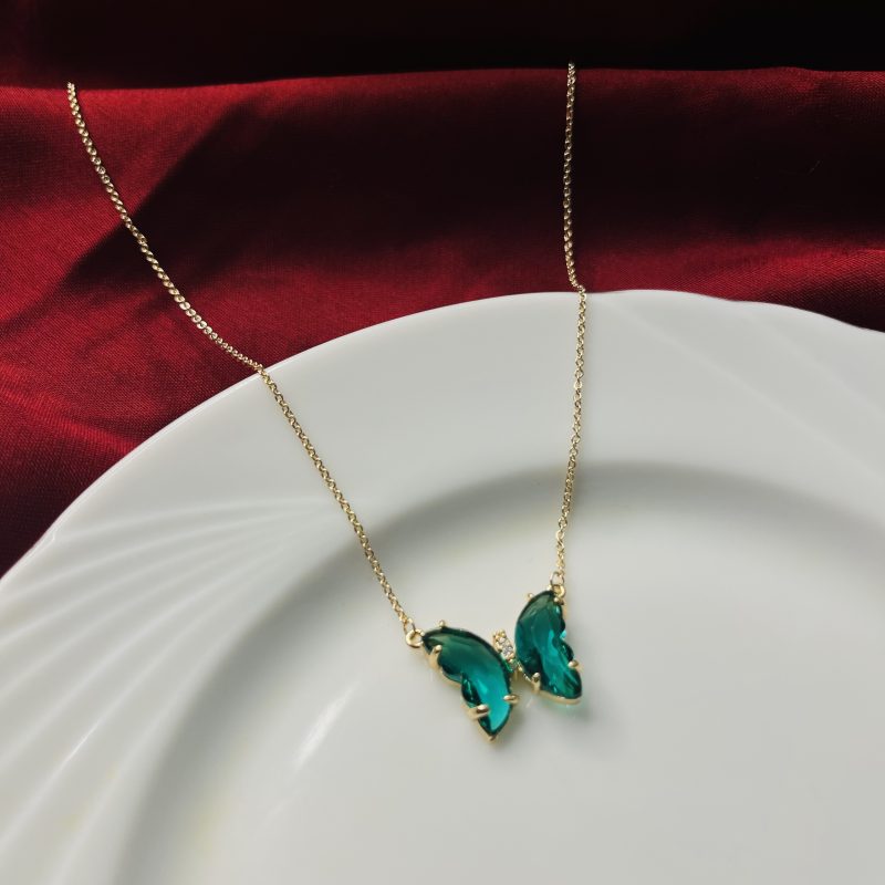 Butterfly Pendant Clavic Neckpiece