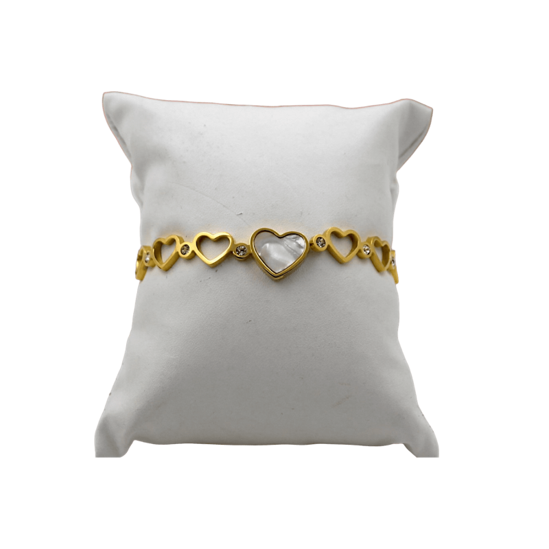 Titanium  steel 18k bracelet 2 years color guarantee