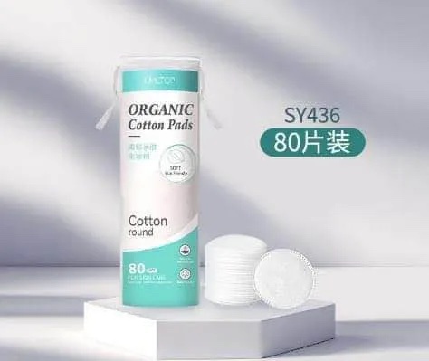 LMLTOP Organic cotton pad round 80 pcs
