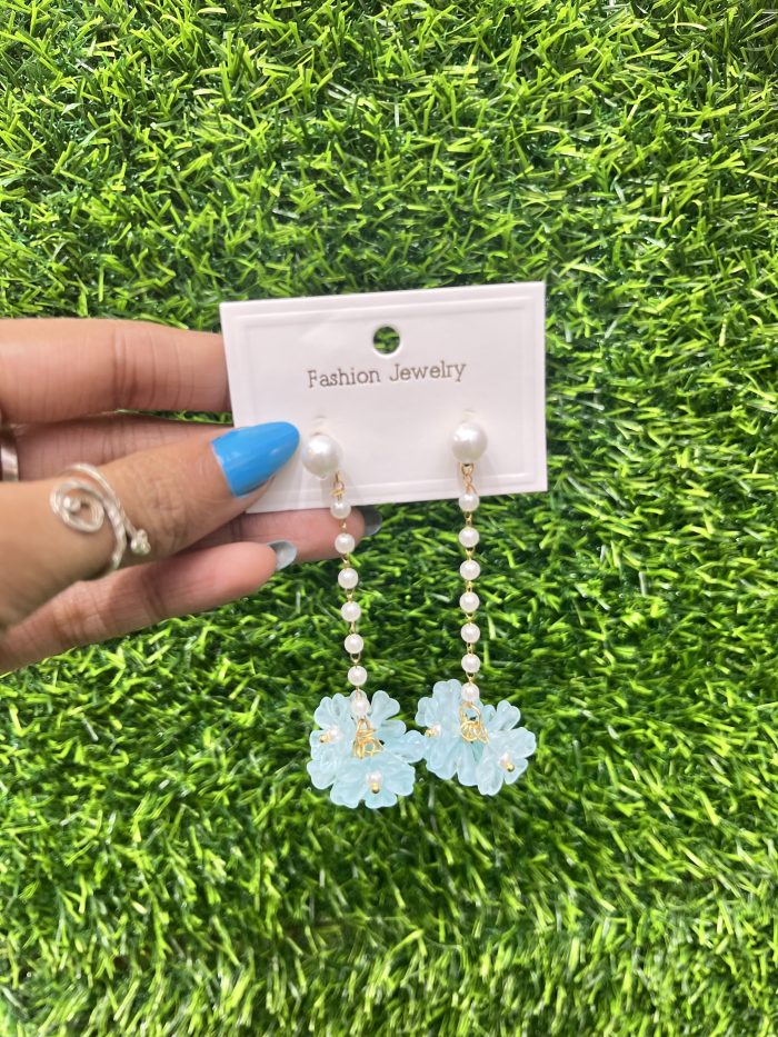 Floral earrings