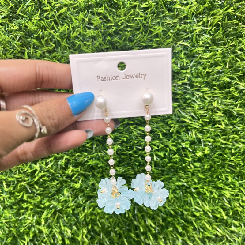 Floral earrings