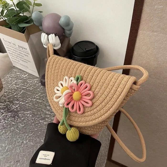 Floral crossbody shoulder bag for vacation