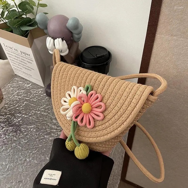 Floral crossbody shoulder bag for vacation