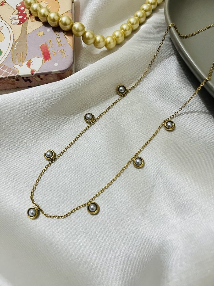 Titanium 22k gold polished stainless steel imported pendant with 6 months color guarantee. - Image 2