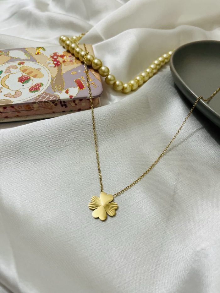 Titanium stainless steel 22k gold plated imported pendent with chain