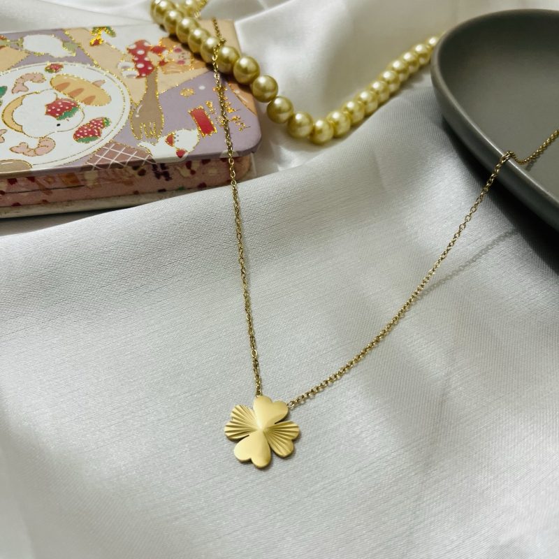 Titanium stainless steel 22k gold plated imported pendent with chain
